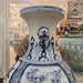 Danny's Fine Porcelain Home Decor Danny's Fine Porcelain 36h Lantern Vase- Blue and White Four Season. Display It Alone Or with