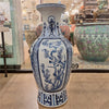 Danny's Fine Porcelain Home Decor Danny's Fine Porcelain 36h Lantern Vase- Blue and White Four Season. Display It Alone Or with
