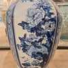 Danny's Fine Porcelain Home Decor Danny's Fine Porcelain 36h Lantern Vase- Blue and White Four Season. Display It Alone Or with