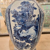 Danny's Fine Porcelain Home Decor Danny's Fine Porcelain 36h Lantern Vase- Blue and White Four Season. Display It Alone Or with