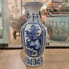 Danny's Fine Porcelain Home Decor Danny's Fine Porcelain 36h Lantern Vase- Blue and White Four Season. Display It Alone Or with