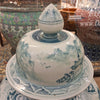 Danny's Fine Porcelain Home Decor Danny's Fine Porcelain 40h Lidded Warrior Jar-Green Scenic