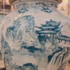 Danny's Fine Porcelain Home Decor Danny's Fine Porcelain 40h Lidded Warrior Jar-Green Scenic
