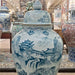 Danny's Fine Porcelain Home Decor Danny's Fine Porcelain 40h Lidded Warrior Jar-Green Scenic