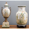 Danny's Fine Porcelain Home Decor Danny's Fine Porcelain 6L X 6W X 18H PORCELAIN JAR WITH BRONZE ORMOLU- WILD FIELD BUTTERFLY 14021