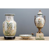 Danny's Fine Porcelain Home Decor Danny's Fine Porcelain 6L X 6W X 18H PORCELAIN JAR WITH BRONZE ORMOLU- WILD FIELD BUTTERFLY 14021