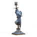 Danny's Fine Porcelain Home Decor Danny's Fine Porcelain 6L X 6W X 19H PORCELAIN PARROT CANDLE HOLDER WITH BRONZE ORMOLU- BLUE AND WHITE (RIGHT) 14050