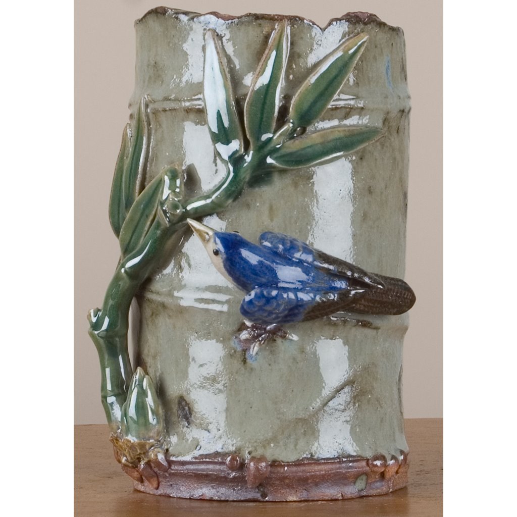 Danny's Fine Porcelain Home Decor Danny's Fine Porcelain 9" Bamboo Hanger - Bird