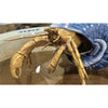 Danny's Fine Porcelain Home Decor Danny's Fine Porcelain 9L X 7W X 5H PORCELAIN / BRONZE CRAB IN SHELL- BLUE 14045