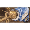 Danny's Fine Porcelain Home Decor Danny's Fine Porcelain 9L X 7W X 5H PORCELAIN / BRONZE CRAB IN SHELL- BLUE 14045