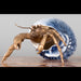 Danny's Fine Porcelain Home Decor Danny's Fine Porcelain 9L X 7W X 5H PORCELAIN / BRONZE CRAB IN SHELL- BLUE 14045