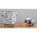 Danny's Fine Porcelain Home Decor Danny's Fine Porcelain 9L X 7W X 5H PORCELAIN / BRONZE CRAB IN SHELL- BLUE 14045