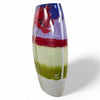 Danny's Fine Porcelain Home Decor Danny's Fine Porcelain Abstract Poppy Vasecontemporary Vase Featuring A Bold Red Flower - CLOSEOUT SAMPLE SALE