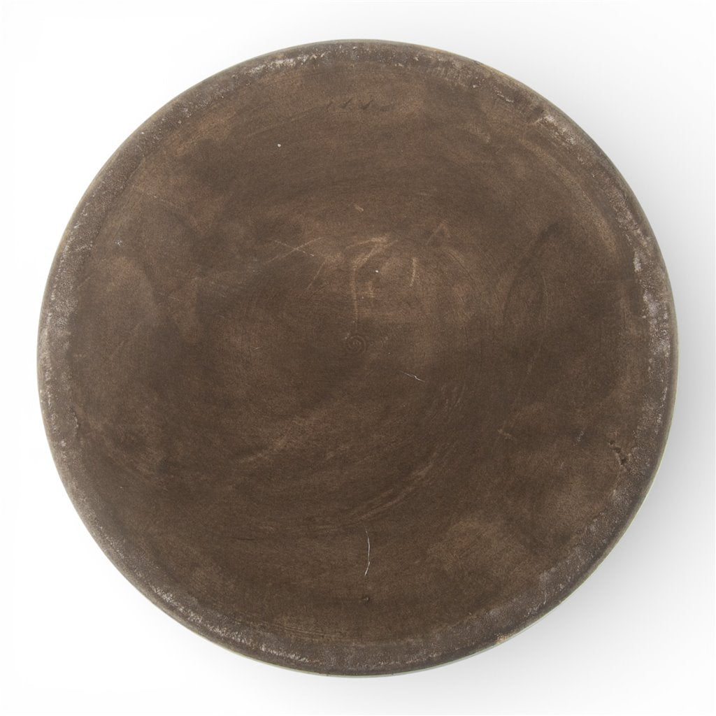 Danny's Fine Porcelain Home Decor Danny's Fine Porcelain Antique Finish Pot-Brown Rust Flower