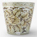 Danny's Fine Porcelain Home Decor Danny's Fine Porcelain Antique Finish Pot-Brown Rust Flower