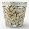 Danny's Fine Porcelain Home Decor Danny's Fine Porcelain Antique Finish Pot-Brown Rust Flower