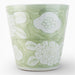 Danny's Fine Porcelain Home Decor Danny's Fine Porcelain Antique Finish Pot-Green Big Flower