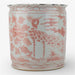 Danny's Fine Porcelain Home Decor Danny's Fine Porcelain Antique Finish Pot-Red Bird