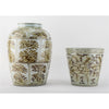 Danny's Fine Porcelain Home Decor Danny's Fine Porcelain Antique Finish Vase-Brown Rust Flower. Display It Alone Or with Flowers For