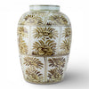 Danny's Fine Porcelain Home Decor Danny's Fine Porcelain Antique Finish Vase-Brown Rust Flower. Display It Alone Or with Flowers For