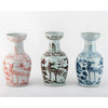 Danny's Fine Porcelain Home Decor Danny's Fine Porcelain Antique Finish Vase-Red Bird. Display It Alone Or with Flowers For