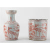 Danny's Fine Porcelain Home Decor Danny's Fine Porcelain Antique Finish Vase-Red Bird. Display It Alone Or with Flowers For