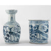 Danny's Fine Porcelain Home Decor Danny's Fine Porcelain Antiqued Finish Pot-Blue Peony