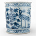 Danny's Fine Porcelain Home Decor Danny's Fine Porcelain Antiqued Finish Pot-Blue Peony