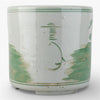 Danny's Fine Porcelain Home Decor Danny's Fine Porcelain Antiqued Finish Pot-Green Flower Bird
