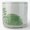 Danny's Fine Porcelain Home Decor Danny's Fine Porcelain Antiqued Finish Pot-Green Flower Bird