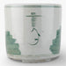 Danny's Fine Porcelain Home Decor Danny's Fine Porcelain Antiqued Finish Pot-Teal Green Flower