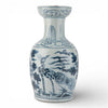 Danny's Fine Porcelain Home Decor Danny's Fine Porcelain Antiqued Finish Vase-Blue Bird. Display It Alone Or with Flowers For