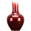 Danny's Fine Porcelain Home Decor Danny's Fine Porcelain Ball Vase-Oxblood Red 50445