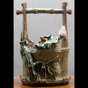 Danny's Fine Porcelain Home Decor Danny's Fine Porcelain Bamboo Bucket With Frogs (Artisan Crafted) KW300-07