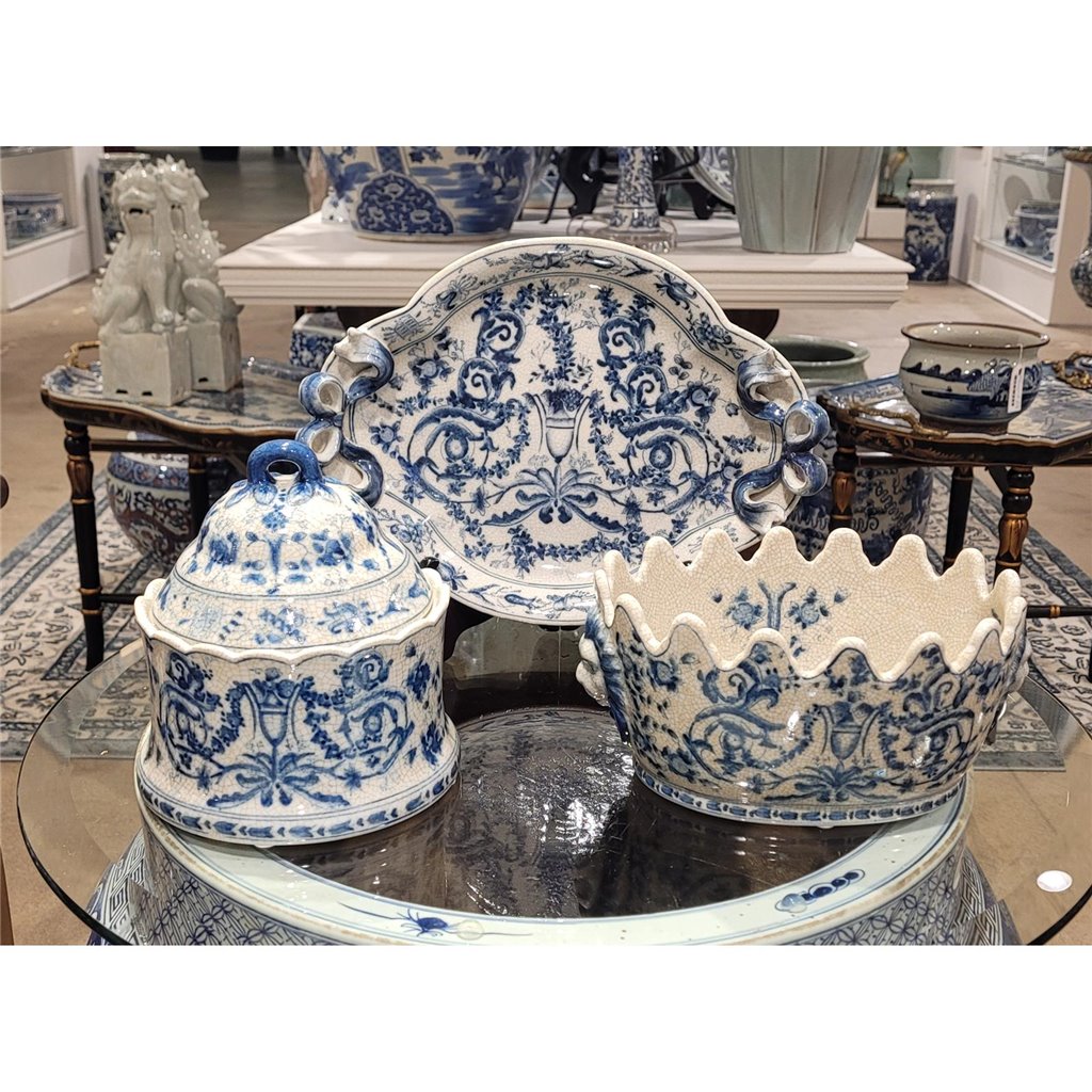 Danny's Fine Porcelain Home Decor Danny's Fine Porcelain Basin-Azure Casey