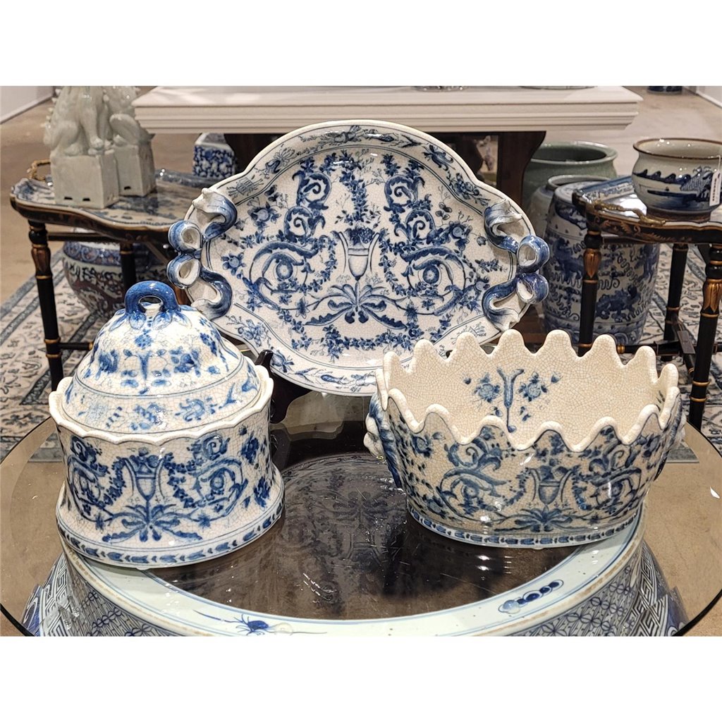 Danny's Fine Porcelain Home Decor Danny's Fine Porcelain Basin-Azure Casey