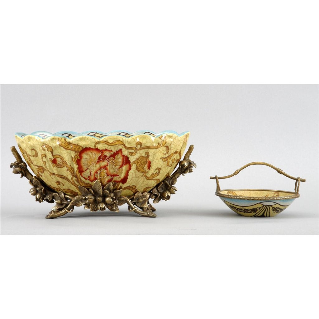 Danny's Fine Porcelain Home Decor Danny's Fine Porcelain Basin W/ Handle -Montgomery