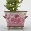 Danny's Fine Porcelain Home Decor Danny's Fine Porcelain Basin With Bronze-Pink Willow 14270