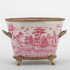 Danny's Fine Porcelain Home Decor Danny's Fine Porcelain Basin With Bronze-Pink Willow 14270