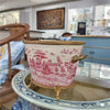 Danny's Fine Porcelain Home Decor Danny's Fine Porcelain Basin With Bronze-Pink Willow 14270