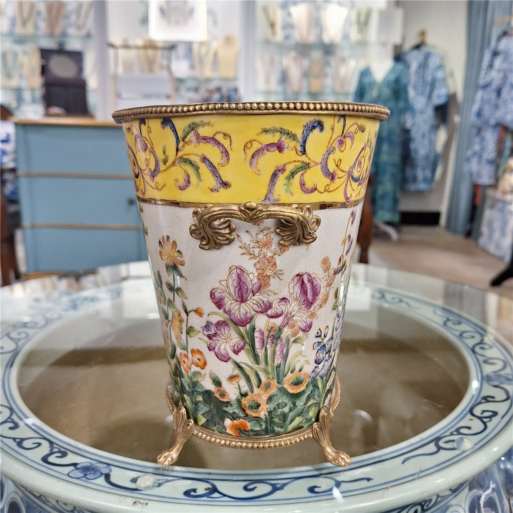 Danny's Fine Porcelain Home Decor Danny's Fine Porcelain Basin With Bronze-Wild Breeze 14272