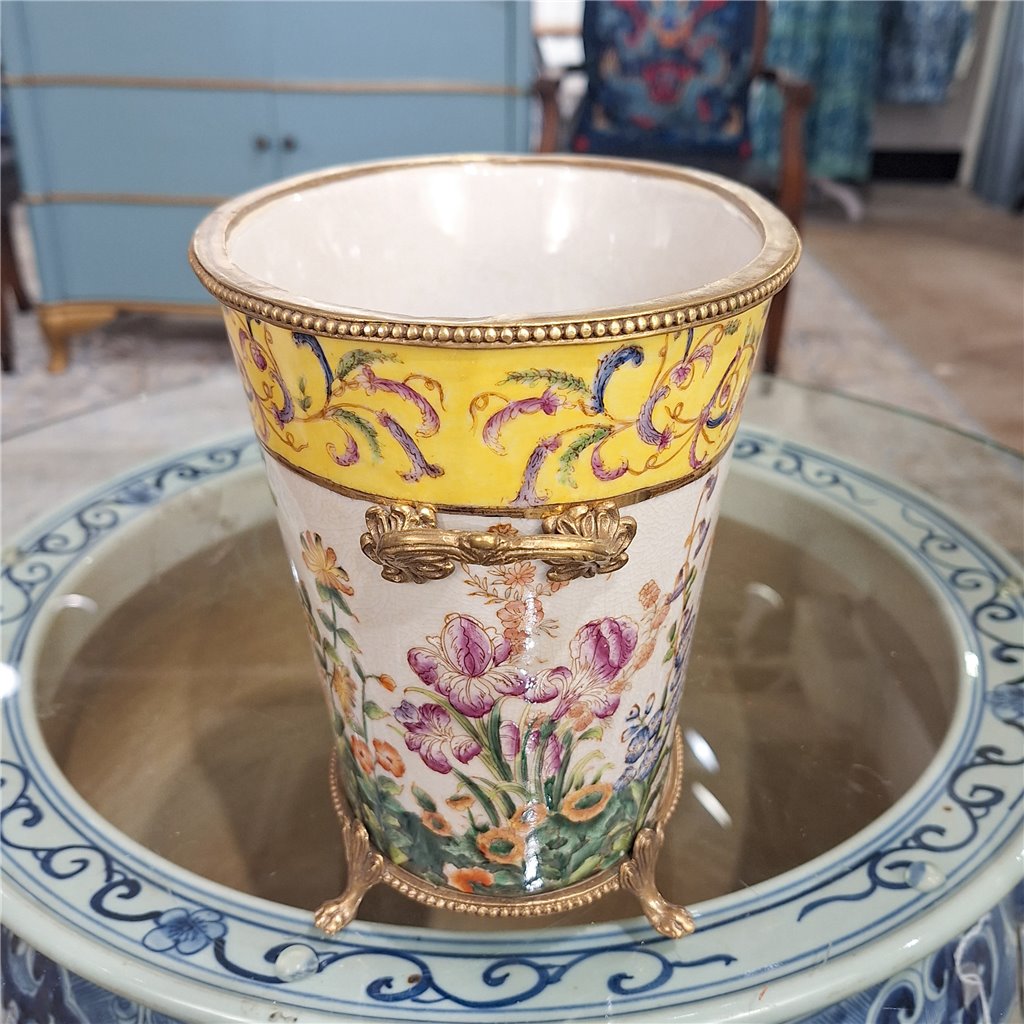 Danny's Fine Porcelain Home Decor Danny's Fine Porcelain Basin With Bronze-Wild Breeze 14272