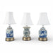 Danny's Fine Porcelain Home Decor Danny's Fine Porcelain Battery Rechargeable Touch Lamp – Blue & White Floral (Min 2)