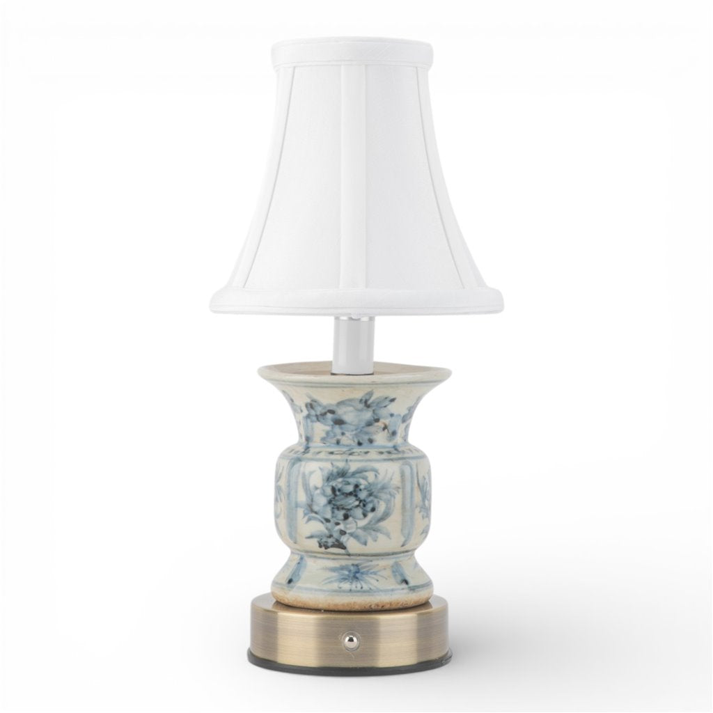 Danny's Fine Porcelain Home Decor Danny's Fine Porcelain Battery Rechargeable Touch Lamp – Blue & White Floral (Min 2)