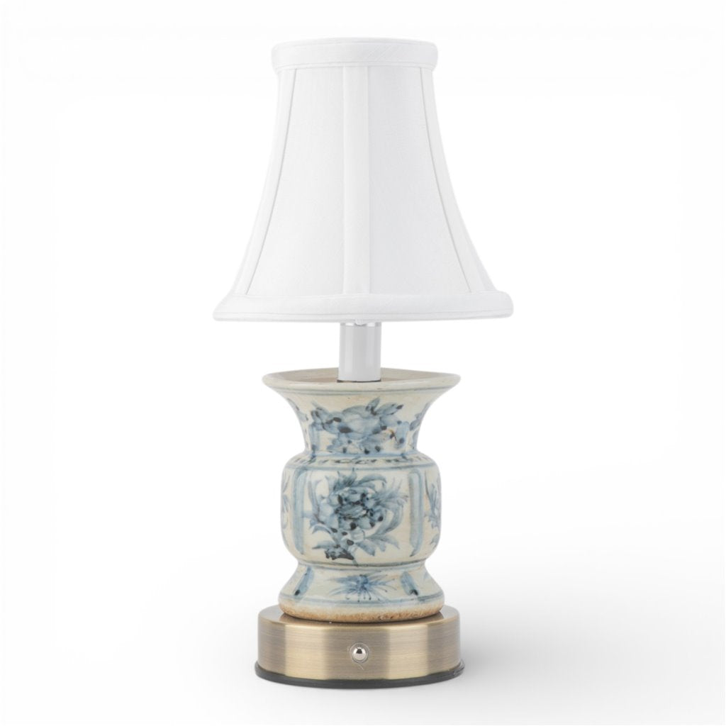 Danny's Fine Porcelain Home Decor Danny's Fine Porcelain Battery Rechargeable Touch Lamp – Blue & White Floral (Min 2)