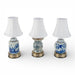 Danny's Fine Porcelain Home Decor Danny's Fine Porcelain Battery Rechargeable Touch Lamp – Blue & White Garden Scene (Min 2)
