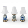 Danny's Fine Porcelain Home Decor Danny's Fine Porcelain Battery Rechargeable Touch Lamp – Blue & White Garden Scene (Min 2)