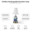 Danny's Fine Porcelain Home Decor Danny's Fine Porcelain Battery Rechargeable Touch Lamp – Blue & White Garden Scene (Min 2)