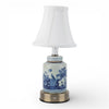 Danny's Fine Porcelain Home Decor Danny's Fine Porcelain Battery Rechargeable Touch Lamp – Blue & White Garden Scene (Min 2)