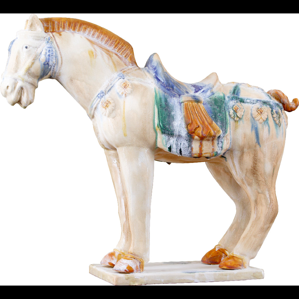 Danny's Fine Porcelain Home Decor Danny's Fine Porcelain Beige Tang Horse HT30BE